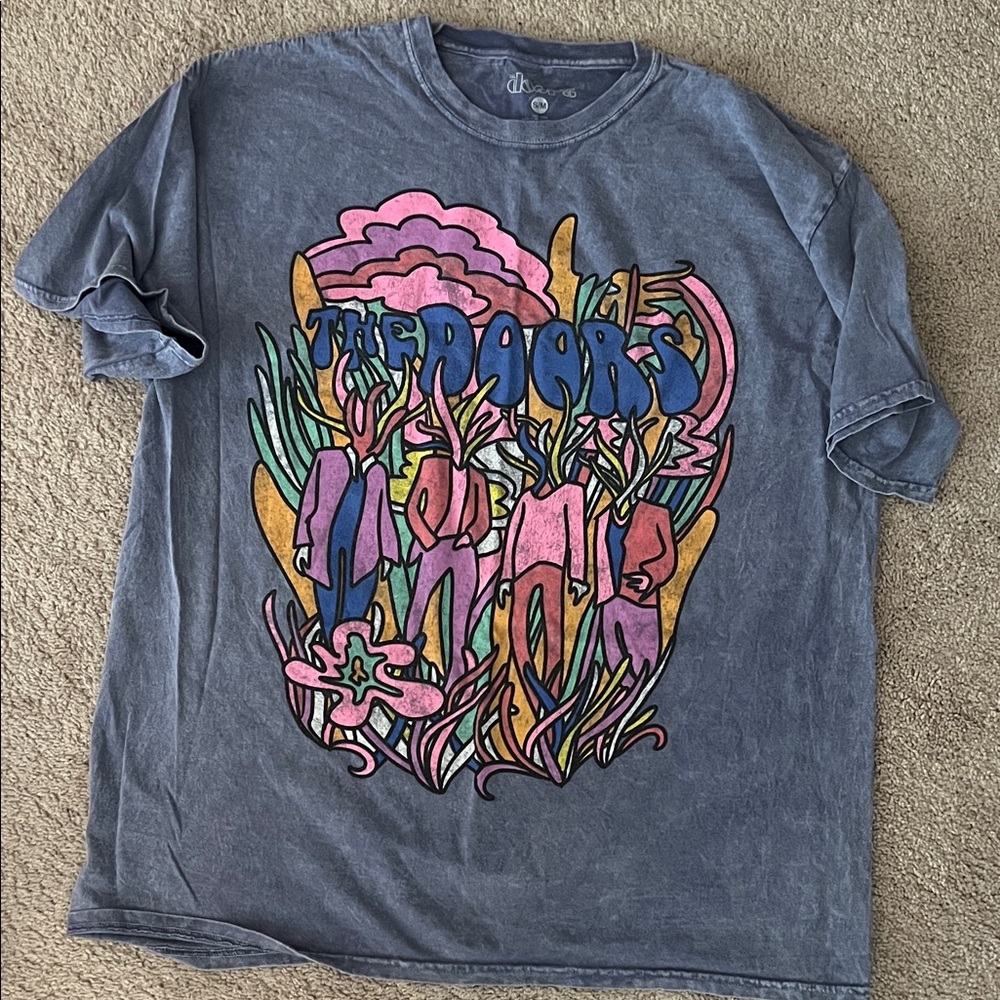 Urban Outfitters The Doors Graphic  Oversized Tee Small